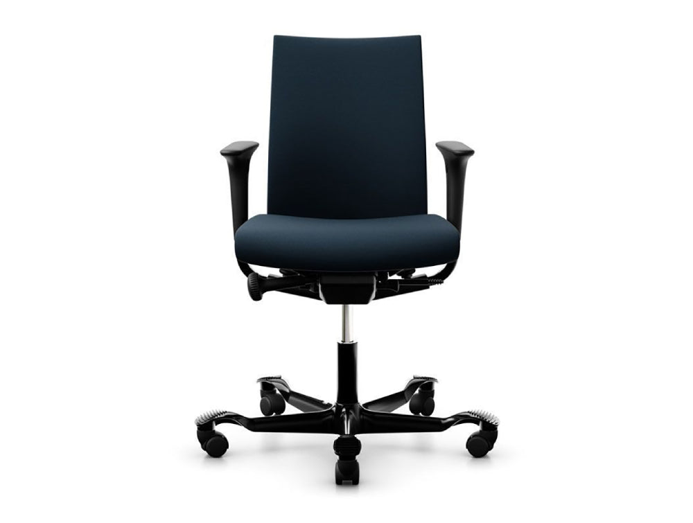 Hag Creed 6004 Upholstered Chair In Black Plastic Base