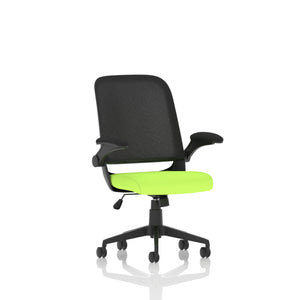 Crew Task Operator Mesh Chair With Folding Arms KCUP2019 2