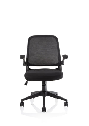 Crew Task Operator Mesh Chair With Folding Arms OP000318 3