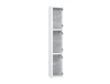 Crystal 3-Door Steel Locker - Arctic White