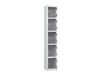 Crystal 5-Door Steel Locker - Pearl Silver