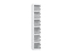 Crystal 6-Door Steel Locker - Arctic White