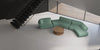 Daaz Modular Seating in Different Configurations with Round Coffee Table