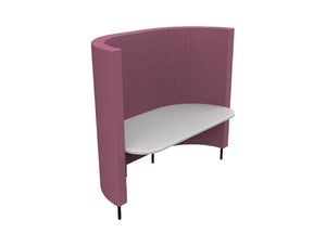 Delia Meeting Den With Table Modular Backing