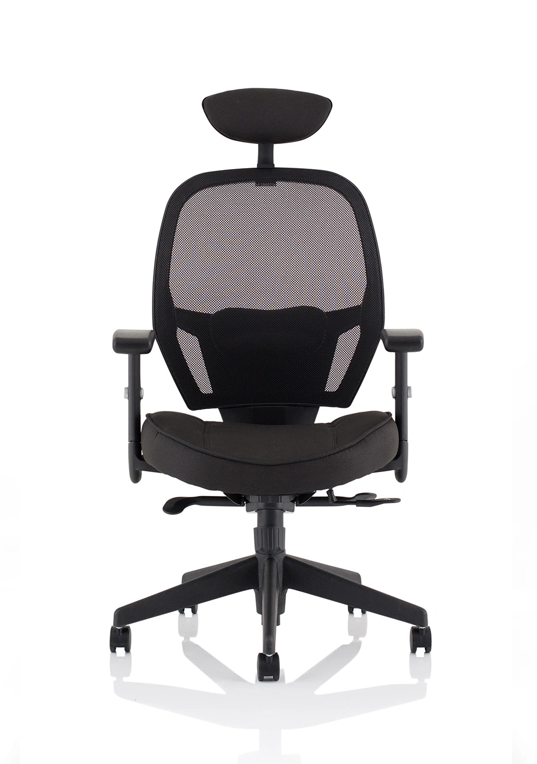 Denver High Mesh Back Black Task Operator Office Chair With Arms KC0283 3