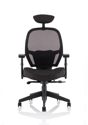 Denver High Mesh Back Black Task Operator Office Chair With Arms KC0283 3