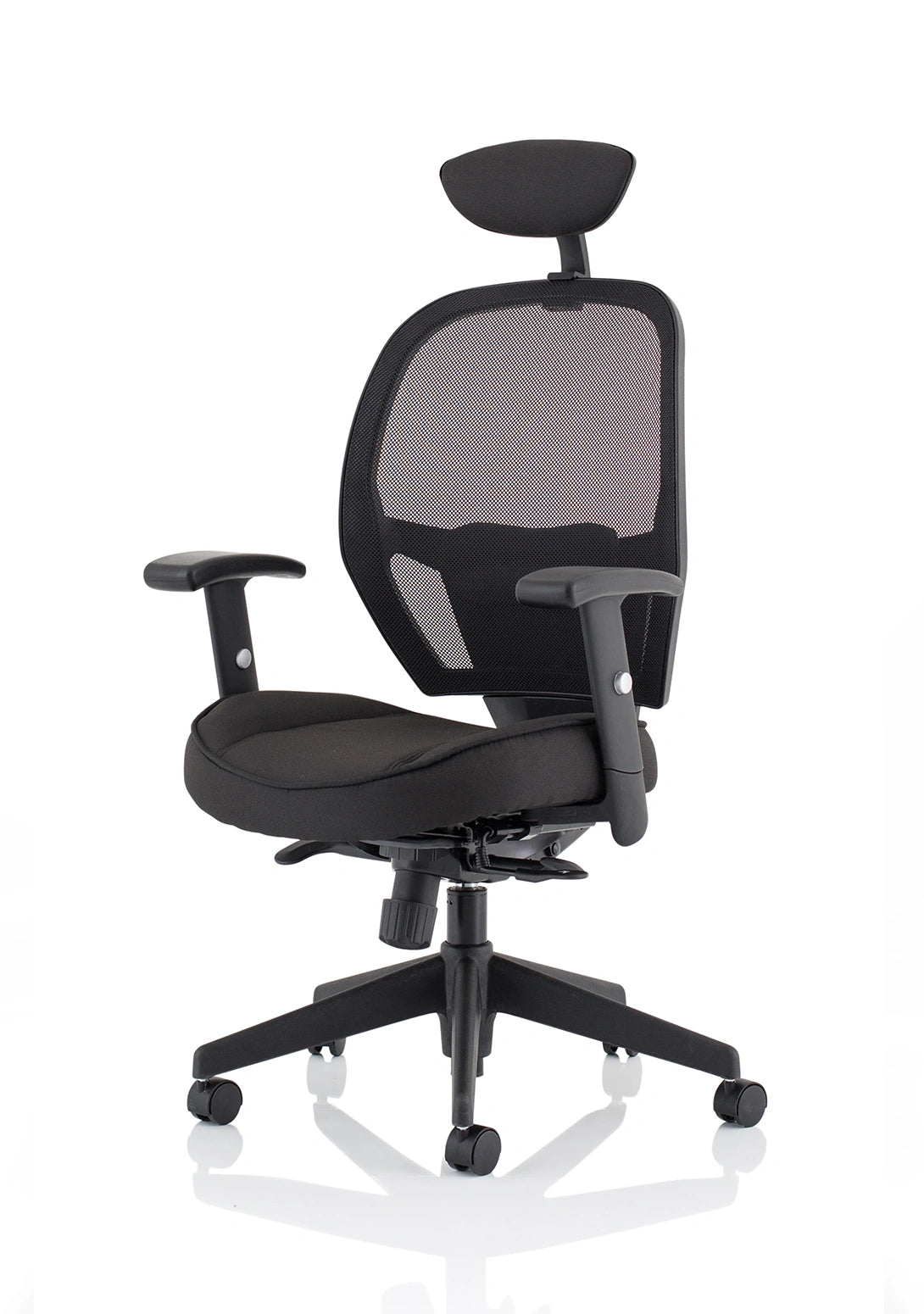 Denver High Mesh Back Black Task Operator Office Chair With Arms KC0283 4