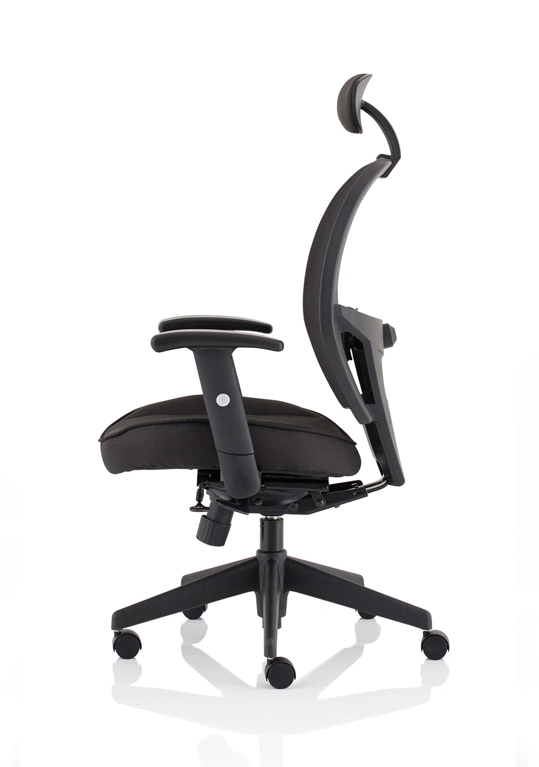 Denver High Mesh Back Black Task Operator Office Chair With Arms KC0283 5