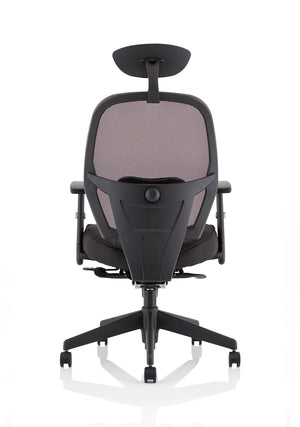 Denver High Mesh Back Black Task Operator Office Chair With Arms KC0283 7