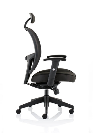 Denver High Mesh Back Black Task Operator Office Chair With Arms KC0283 9