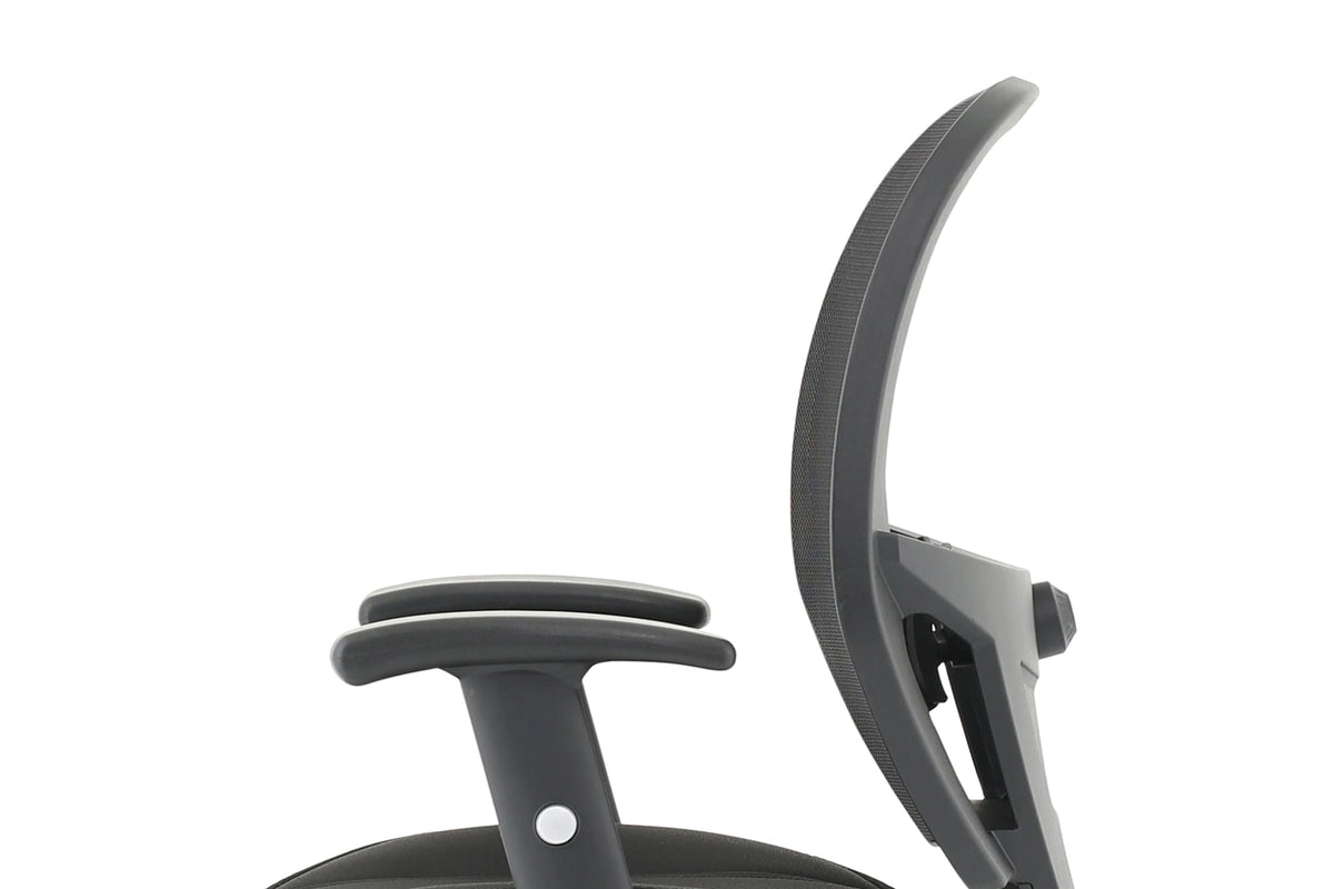 Denver High Mesh Back Black Task Operator Office Chair With Arms OP000234 11
