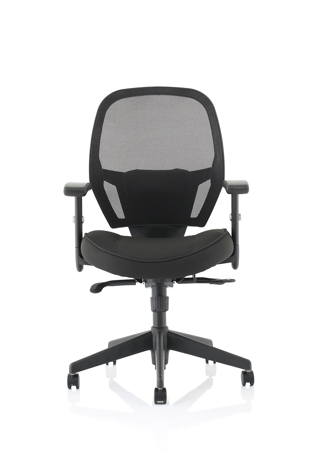 Denver High Mesh Back Black Task Operator Office Chair With Arms OP000234 3
