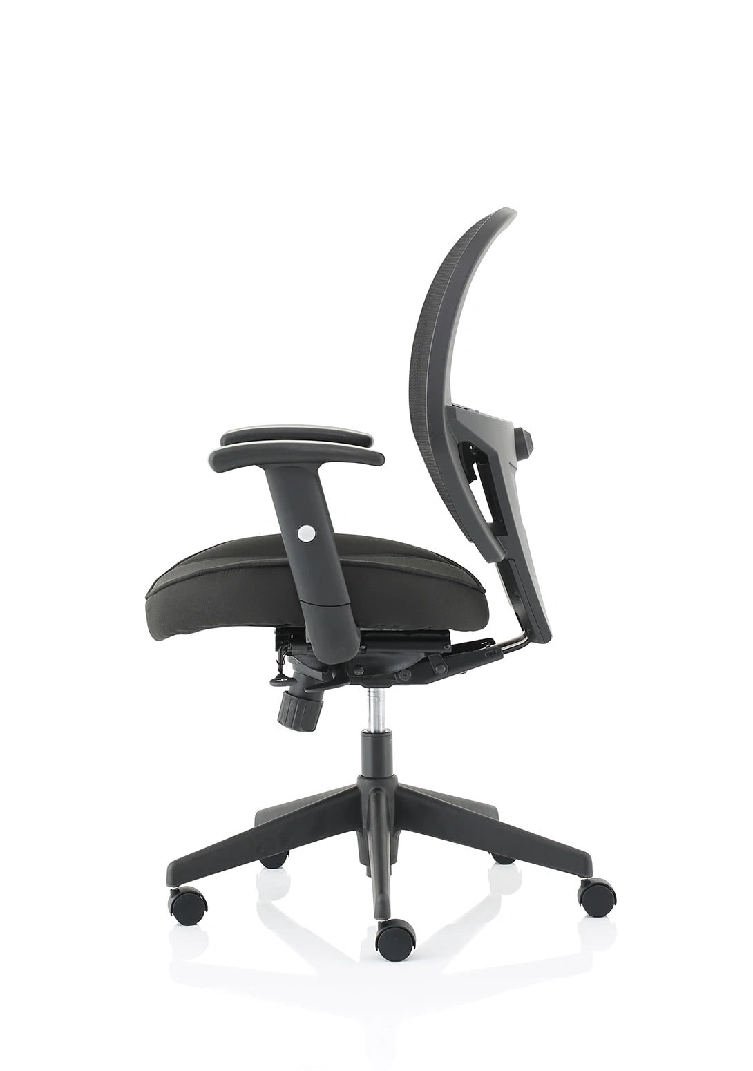 Denver High Mesh Back Black Task Operator Office Chair With Arms OP000234 4
