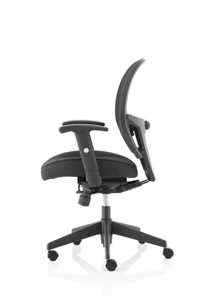 Denver High Mesh Back Black Task Operator Office Chair With Arms OP000234 4