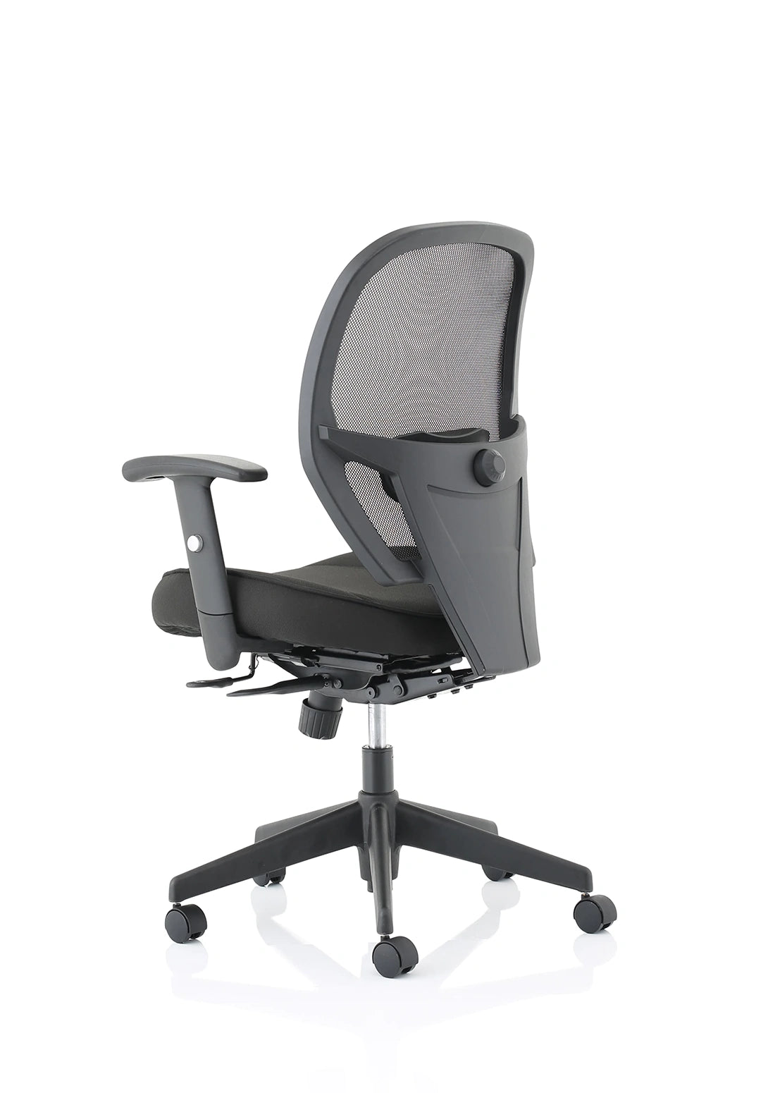 Denver High Mesh Back Black Task Operator Office Chair With Arms OP000234 5