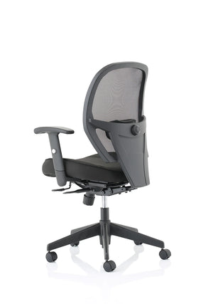 Denver High Mesh Back Black Task Operator Office Chair With Arms OP000234 5
