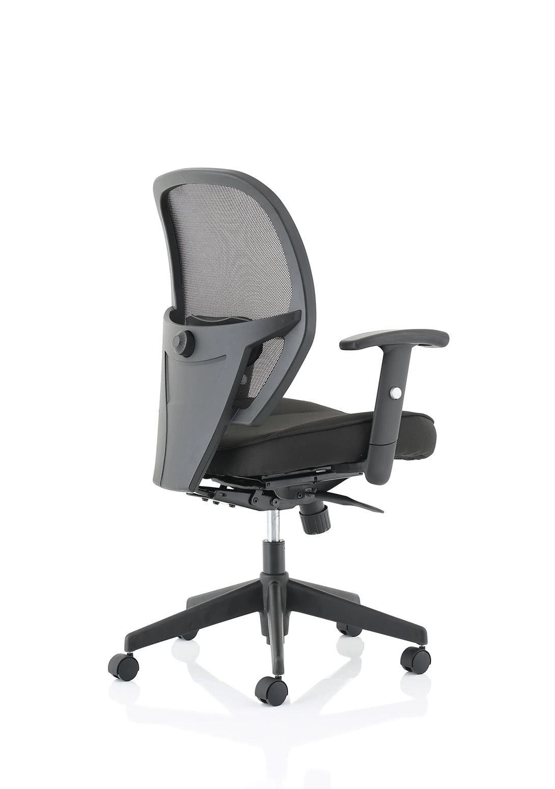 Denver High Mesh Back Black Task Operator Office Chair With Arms OP000234 7
