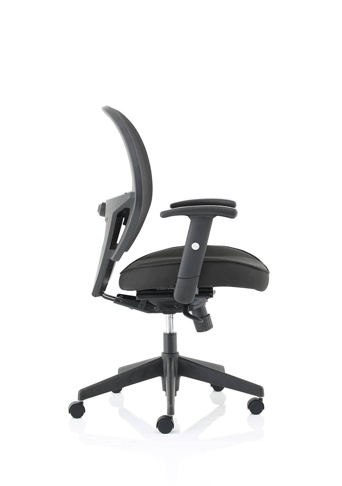 Denver High Mesh Back Black Task Operator Office Chair With Arms OP000234 8