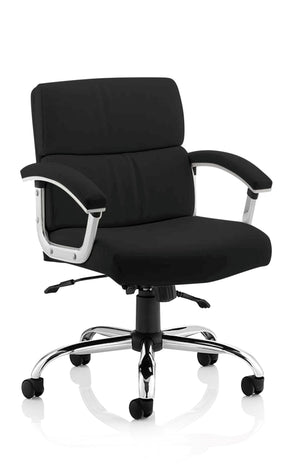 Desire Medium Back Leather Executive Office Chair With Arms EX000253 1