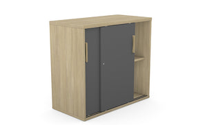 Desk Cabinet With Sliding Doors Sv 16 2