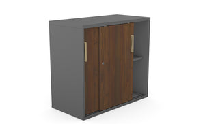 Desk Cabinet With Sliding Doors Sv 16 4