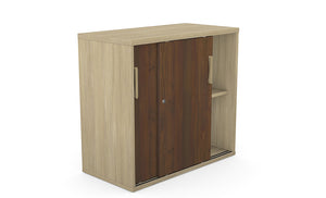 Desk Cabinet With Sliding Doors Sv 16 5