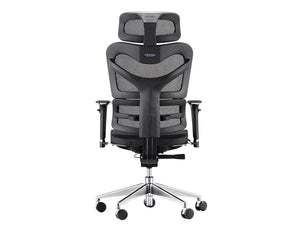 Dorsum Ergonomic Chair With Lumbar Support Adjustable Height Back And Headrest