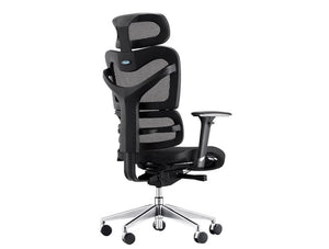 Dorsum Executive Chair With Lumbar Support Adjustable Armrest And Chrome Base With Wheels Castors
