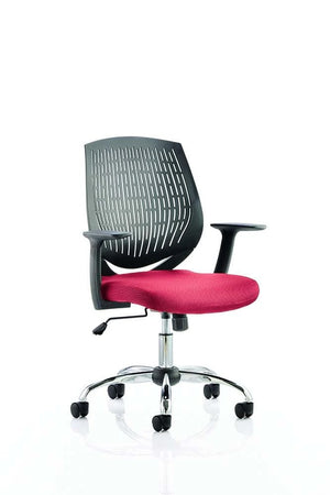 Dura Medium Back Task Operator Office Chair With Arms KCUP0201 2