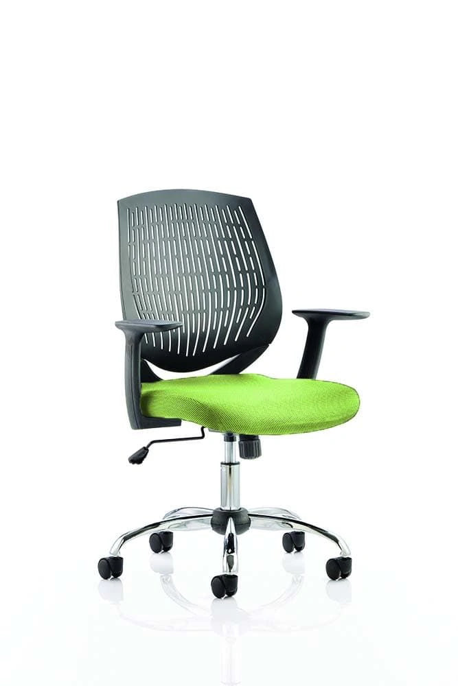 Dura Medium Back Task Operator Office Chair With Arms KCUP0201 1