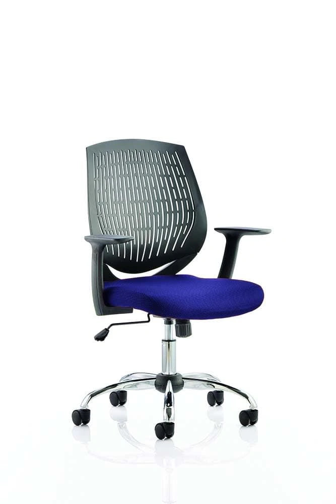 Dura Medium Back Task Operator Office Chair With Arms KCUP0203 1
