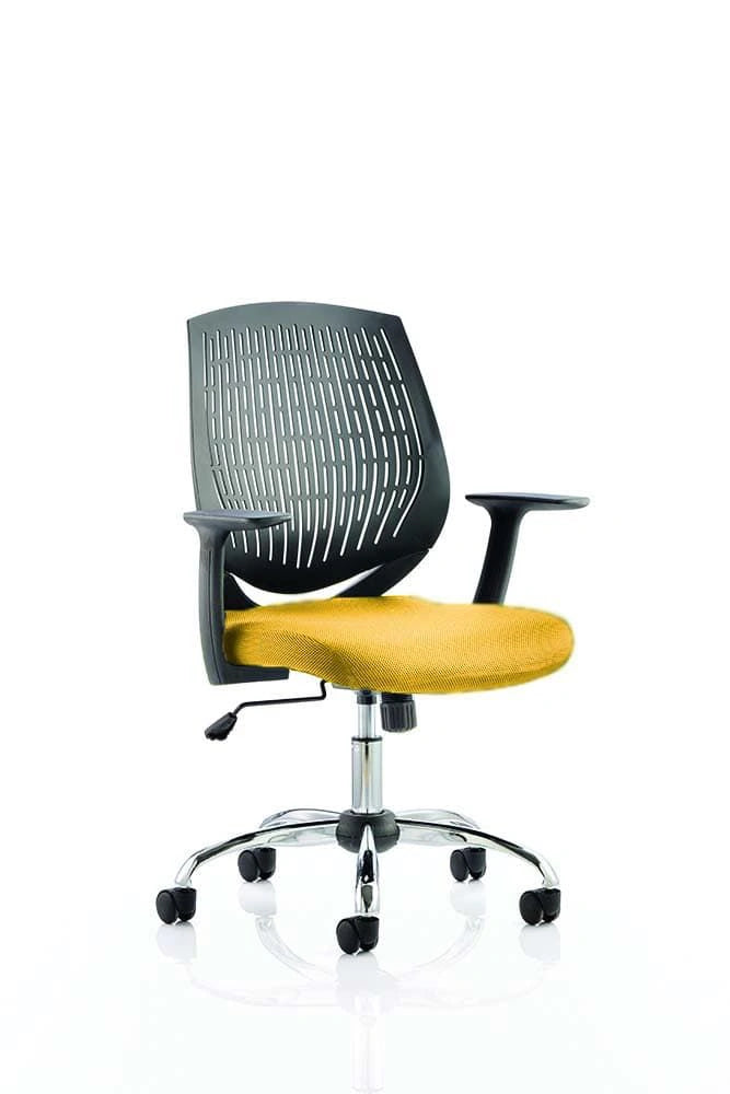 Dura Medium Back Task Operator Office Chair With Arms KCUP0205 1