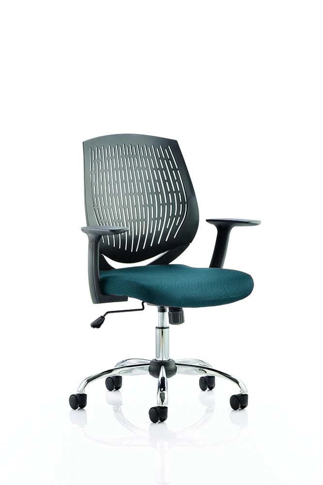 Dura Medium Back Task Operator Office Chair With Arms KCUP0207 1