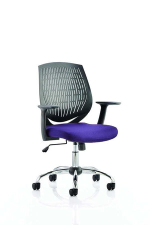 Dura Medium Back Task Operator Office Chair With Arms KCUP0208 2