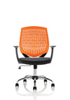 Dura Medium Back Task Operator Office Chair With Arms OP000019 3