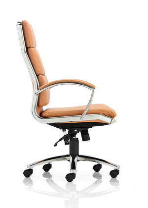 Classic Executive Chair High Back Tan With Arms Image 7