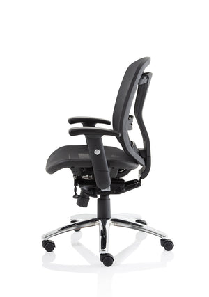 Mirage II Executive Chair Black Mesh With Arms Without Headrest Image 5