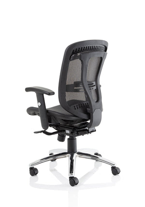 Mirage II Executive Chair Black Mesh With Arms Without Headrest Image 6