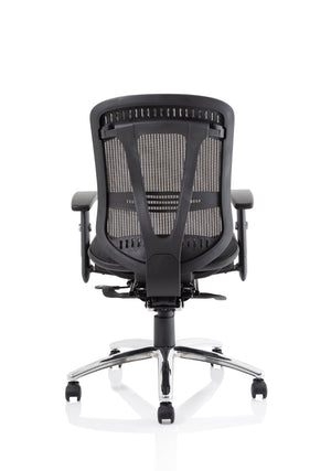 Mirage II Executive Chair Black Mesh With Arms Without Headrest Image 7