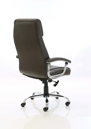 Penza Executive Brown Leather Chair Image 6
