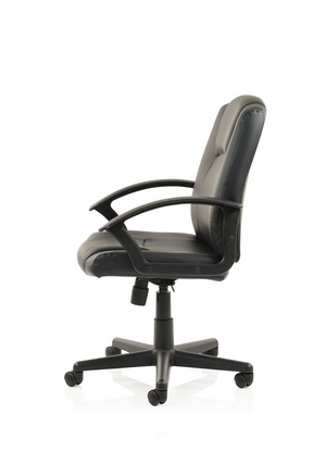 Bella Executive Managers Chair Black Leather Image 5
