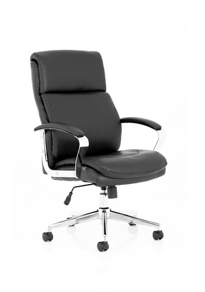 Tunis Black Soft Bonded Leather Executive Chair Image 2