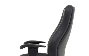 Winsor Black Leather Chair No Headrest Image 12