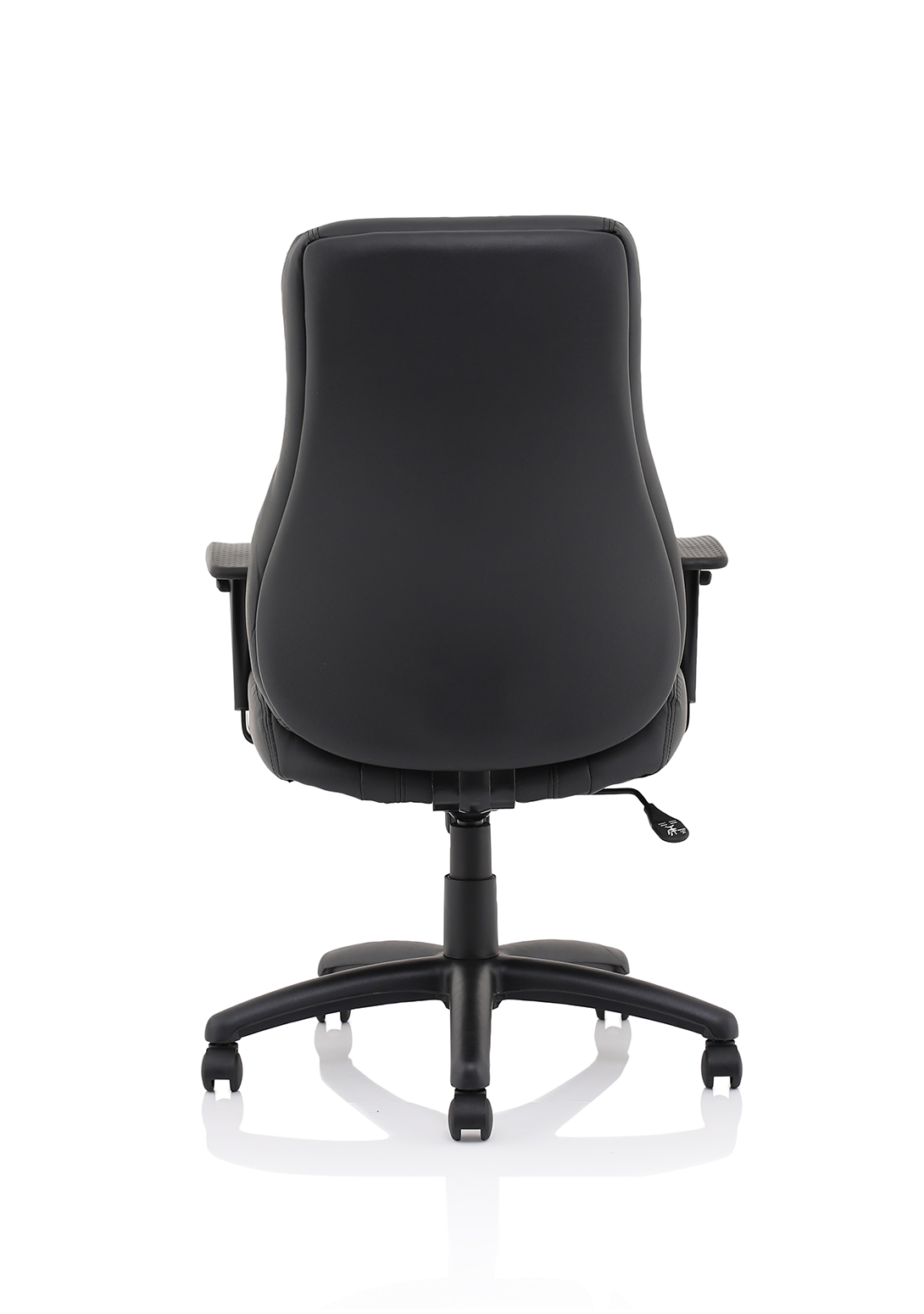 Winsor Black Leather Chair No Headrest Image 18