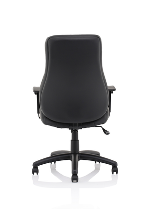 Winsor Black Leather Chair No Headrest Image 18