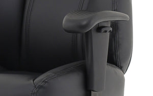 Winsor Black Leather Chair No Headrest Image 16