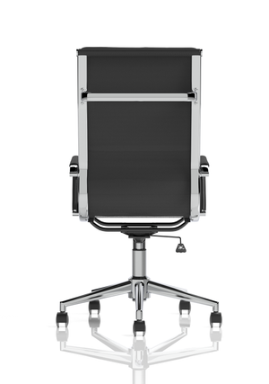 Hawkes Black PU Chrome Frame Executive Chair Image 6