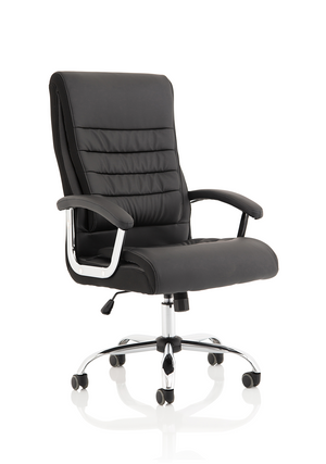 Dallas Black PU Chair Image 10