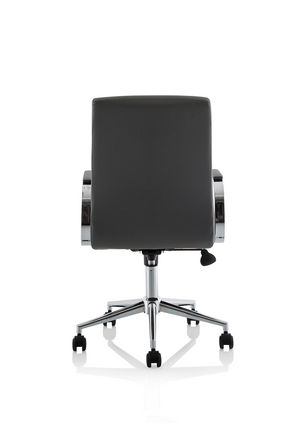 Ezra Executive Grey Leather Chair Image 7