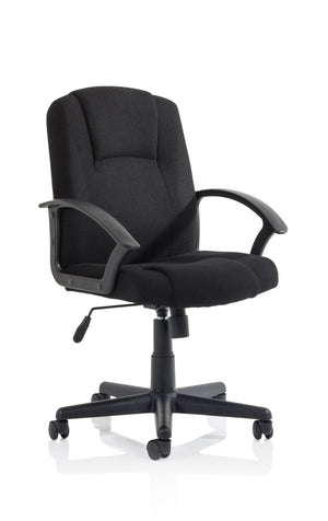Bella Executive Managers Chair Black Fabric Image 2